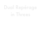 Dual Repérage 
in Threes
